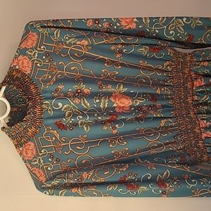 Midi long sleeve dress.